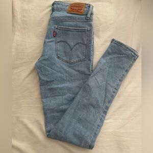 Levi’s 711 Skinny Light-wash Denim